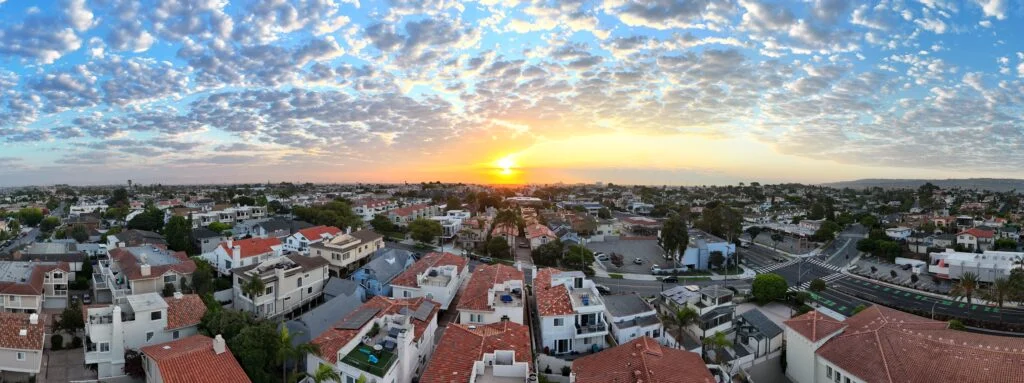 Redondo Beach Aerial Sunrise
